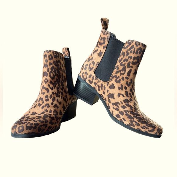 A New Day leopard print ankle boots - Picture 1 of 4